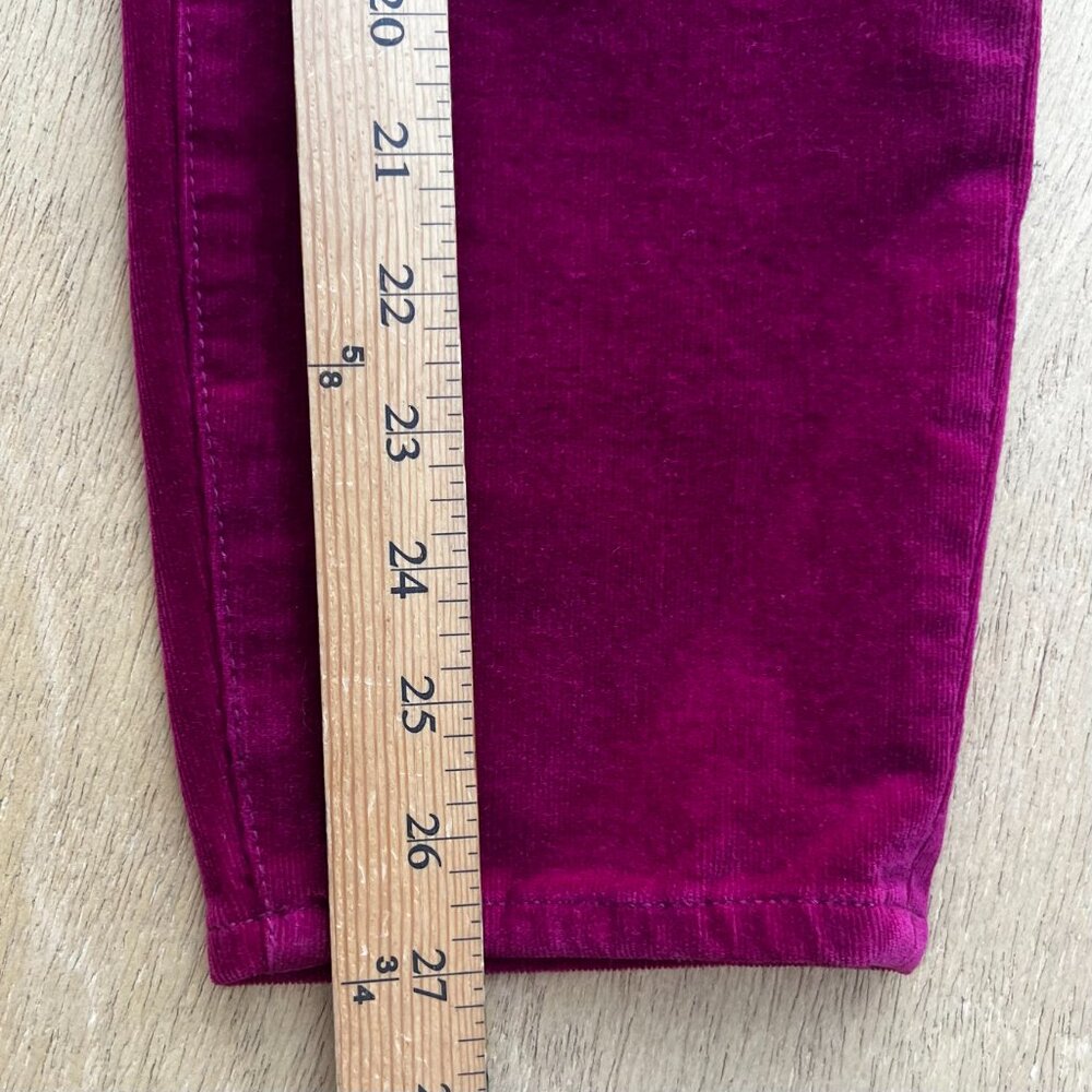 PILCRO AND THE LETTERPRESS CORDUROY HIGH RISE SKINNY JEANS WOMEN’S sz 32 STRETCH - Picture 10 of 11